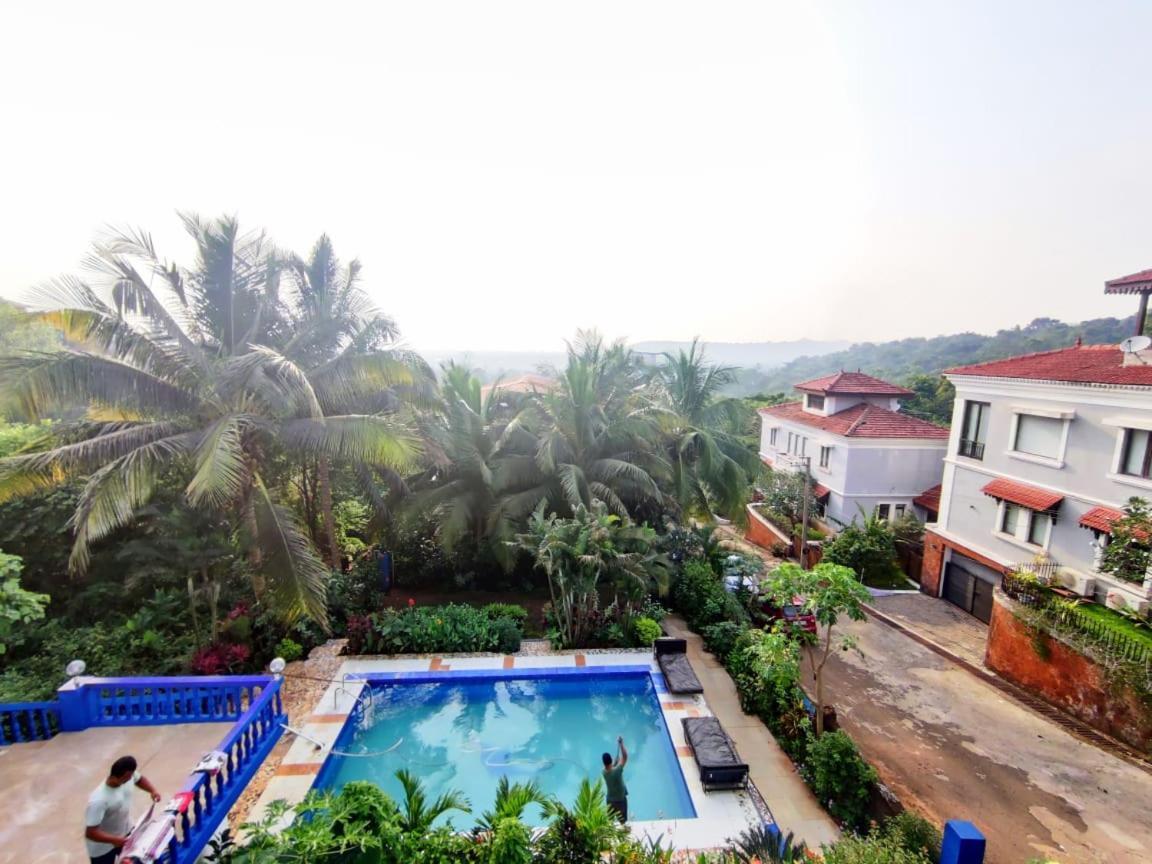 Amazing Hilltop 4 Bhk Villa With Private Pool Near Candolim Εξωτερικό φωτογραφία